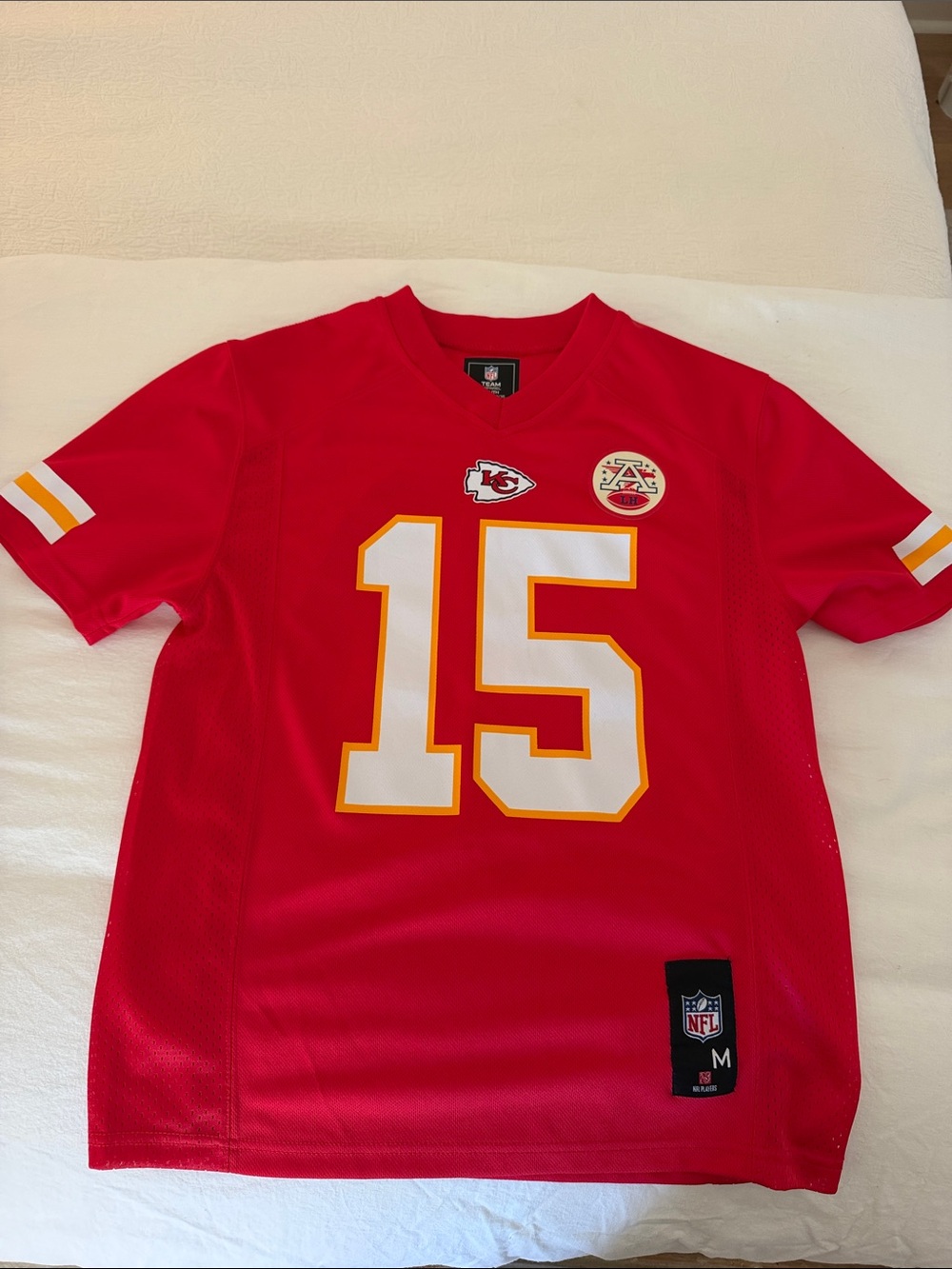 NFL Kansas City Chiefs Red #15 Jersey with White & Gold Accents